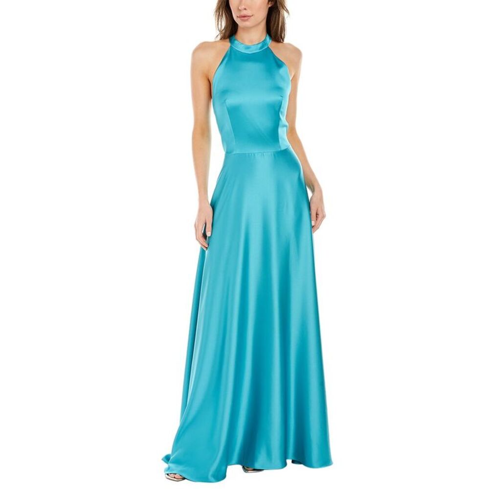 Carla Ruiz Womens  Maxi Dress, Blue